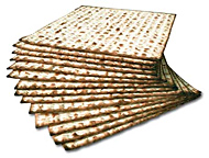 Matzos, the substitute for bread during Passover