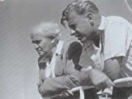 Kollek with Ben-Gurion