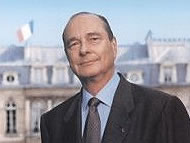 French President Jacques Rene Chirac