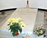 The tomb of John Paul II