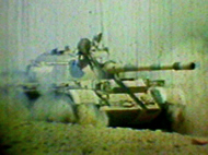 Egyptian tank in Sinai during Yom-Kippur War