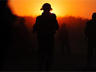 IDF soldiers entering the Gaza Strip