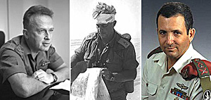 Yitzhak Rabin, Ariel Sharon, Ehud Barak