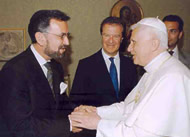 Rabbi Rosen and Pope Benedict
