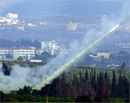 Hezbollah Rocket (Aljazeera)
