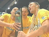 Sharas, Parker and Shelef. Second Time Euroleague Champions