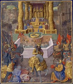 The taking of Jerusalem by Herod the Great, 36 BC, by Jean Fouquet