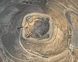 Herodium, a fortress palace in the Judean desert built by Herod the Great