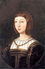 Queen Isabella who co-founded the Inquisition with her husband Ferdinand.
