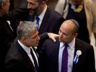 Naftali Bennett with Yair Lapid