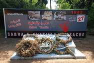 Memorial for the Sabra & Shalita Massacre of 1982. (photo credit: BertramZ)