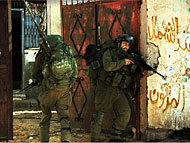 Soldiers of the Paratrooper Brigade in an operation in the Gaza Strip