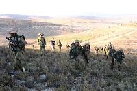 IDF soldiers on the border with Lebanon