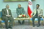 Haniyeh and Ahmadinejad