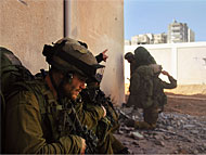 IDF forces during ground operation in the Gaza Strip