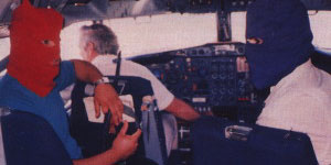TWA flight 847 - Two hijackers in the cockpit