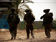 IDF forces in ground operation in the Gaza Strip