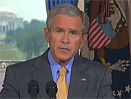US President George W. Bush
