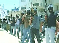 Terrorists in Gaza Strip