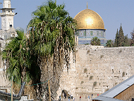 Jerusalem, Dome of the Rock and the Western Wall