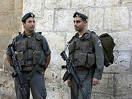 Israeli Border Police in Jerusalem (photo by Sgt. Jim Greenhill)
