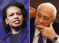 Condoleezza Rice - P.M.Sharon (Photo: Amit Shabi)