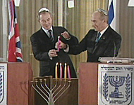 Blair and Olmert
