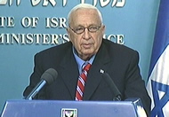 PM Ariel Sharon at Press-Conference