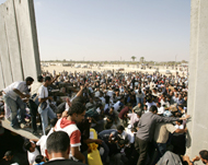 Border between Egypt and the Gaza Strip
