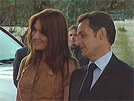 Karla Bruni and Nicolas Sarkozy