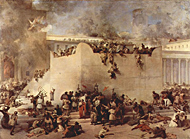 Destruction of the Temple of Jerusalem, by Francesco Hayez