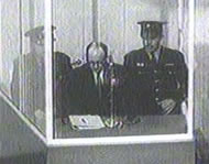 Adolf Eichmann brought to trial