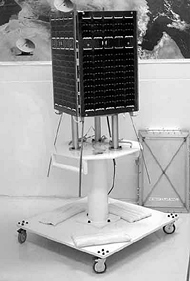 Mesbah - The first Iranian satellite; will travel around the Earth 14 times a day. (credit: Iran daily)
