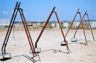 missile launchers in Gaza