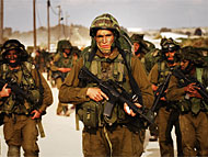 IDF reserve forces before the operation in Gaza Strip