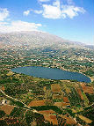 Lake Ram near Mt. Hermon in the northeastern Golan Heights (photo credit: wikipedia creative commons)