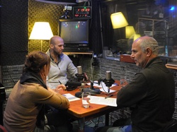 IsraCast's Rivki with Talmi Fridman and Reuven Doron (CC IsraCast)