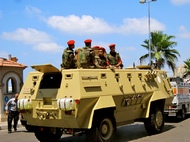 Egyptian Military Police in Alexandria (photo credit: Gigi Ibrahim - CC BY 2.0 via Wikimedia Commons)