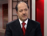 President Masoud Barzani (screen shot from Al Jezeera interview)