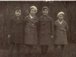 Four Jewish children from the SS St. Louis which was ultimately denied entry to US ports and forced to return to Germany