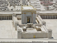 Second Temple (photo credit: Ariely - Wikimedia Commons)