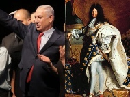 Israeli PM Netanyahu, French King Louis X1V