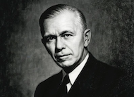 George C. Marshall, U.S. Secretary of State, January 21, 1947 to January 20, 1949