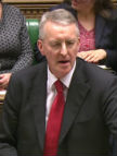 Shadow Foreign Minister Hilary Benn speaks in Parliament