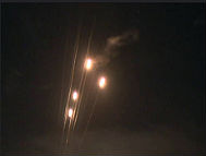 Gaza's missiles fired at Israel (photo credit: IDF)
