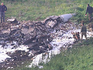 Remains of Iranian drone shot down after crossing border and entering Israeli airspace
