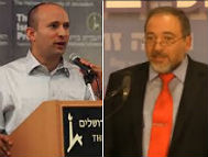 MK's Naftali Bennett & Avigdor Lieberman