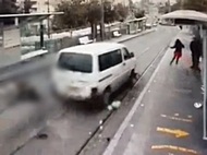 Wednesday's latest terror attack caught on camera (photo credit: security footage)