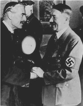 Neville Chamberlain, Adolf Hitler