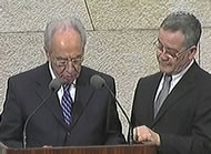 Peres Sworn in